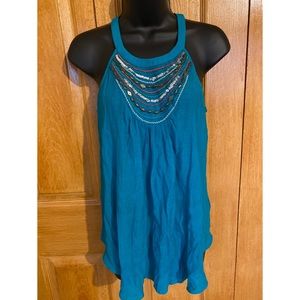 Teal tank top